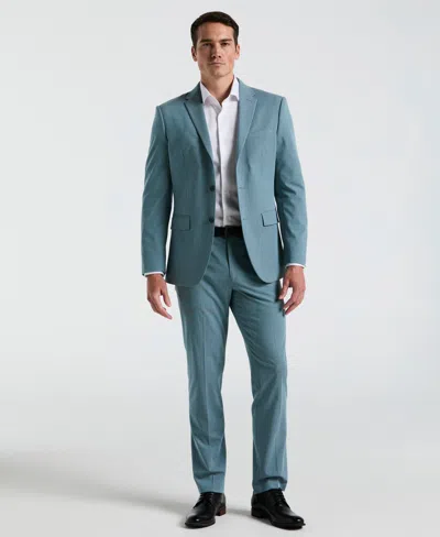 Perry Ellis Men's Slim Fit Louis Suit Jacket In Reef Waters,blue