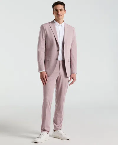 Perry Ellis Men's Slim Fit Louis Suit Pants In Orchid Ice,purple