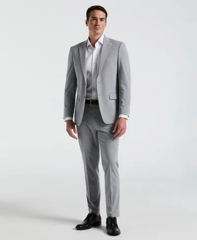 Perry Ellis Men's Slim Fit Mini Grid Pattern Suit Jacket