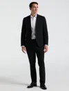 Perry Ellis Men's Slim Fit Modern Performance Tech 2.0 Suit Jacket In Black