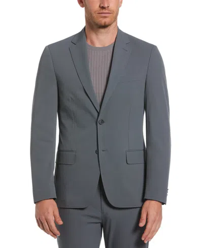 Perry Ellis Men's Slim Fit Modern Performance Tech 2.0 Suit Jacket In Grey,gray