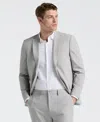 Perry Ellis Men's Slim Fit Seersucker Stripe Suit Jacket In Grey,white,gray