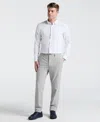 Perry Ellis Men's Slim Fit Seersucker Stripe Suit Pants In Grey,white,gray