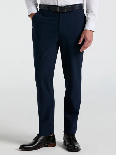 Perry Ellis Men's Slim Fit Seersucker Suit Pants In Blue
