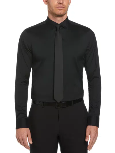 Perry Ellis Men's Slim Fit Smart Dress Shirt In Black