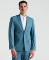 Perry Ellis Men's Slim Fit Solid Cotton Blend Suit Jacket