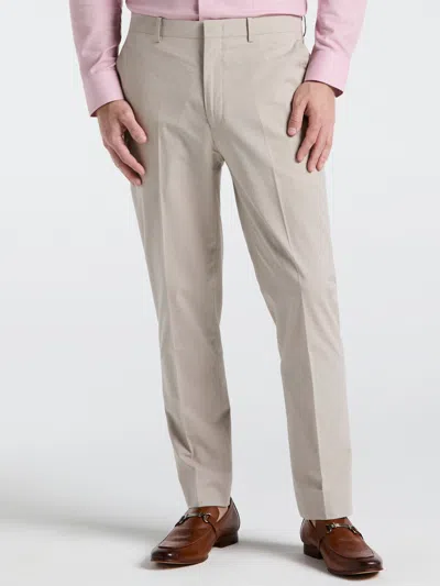 Perry Ellis Men's Slim Fit Solid Linen Blend Pants