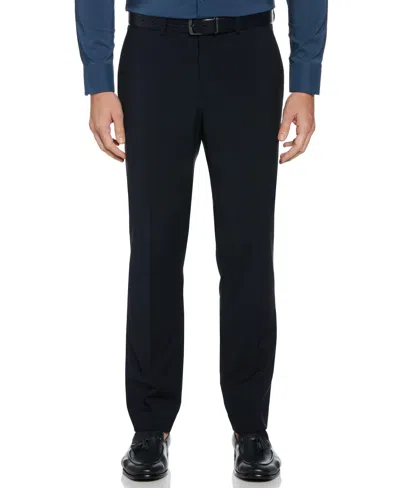 Perry Ellis Men's Slim Fit Solid Suit Pants In Deep Navy,blue