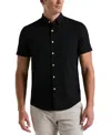 Perry Ellis Men's Stretch Seersucker Slim Fit Shirt