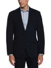 Perry Ellis Men's Slim Fit Stretch Tech Jacket In Black
