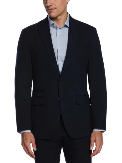 Perry Ellis Men's Slim Fit Stretch Tech Jacket In Black