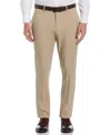 Perry Ellis Men's Slim Fit Solid Suit Pants In Tan,beige