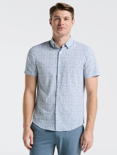 Perry Ellis Men's Slim Fit Textured Print Shirt