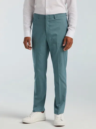 Perry Ellis Men's Slim Fit Textured Suit Pants In Blue