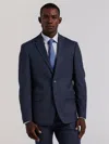 Perry Ellis Men's Slim Micro Print Suit Jacket In Blue