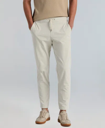 Perry Ellis Men's Slim Tapered Drawstring Pants In Neutral