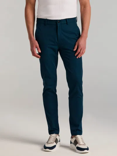 Perry Ellis Men's Slim Tapered Hybrid Commuter Chino Pants In Sailor Blue