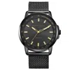 Perry Ellis Men's Solar Powered Stainless Steel Mesh Bracelet Watch