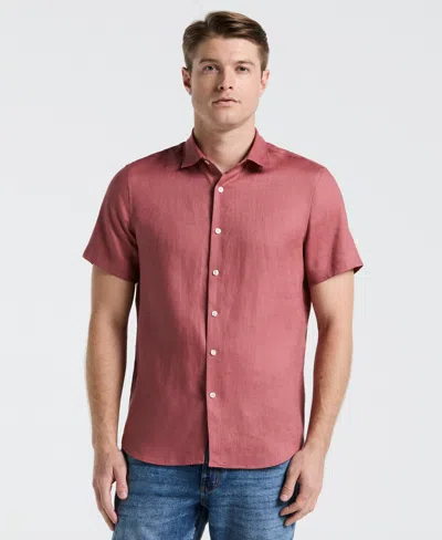 Perry Ellis Men's Solid Linen Shirt
