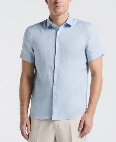 Perry Ellis Men's Solid Linen Shirt