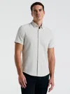 Perry Ellis Men's Solid Seersucker Slim Fit Shirt In Neutral