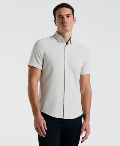 Perry Ellis Men's Stretch Seersucker Slim Fit Shirt In Moonstruck,beige |  ModeSens