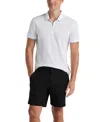 Perry Ellis Men's Solid Stretch 8" Tech Shorts In Black