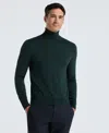 Perry Ellis Men's Solid Tech Knit Turtleneck Sweater In Green