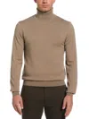 Perry Ellis Men's Solid Tech Turtleneck Sweater In White
