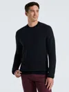 Perry Ellis Men's Space Dye Texture Crew Neck Sweater In Blue
