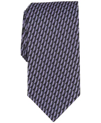 Perry Ellis Men's Spencer Geometric Tie In Black