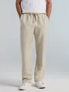 Perry Ellis Men's Straight Leg Pull-on Drawstring Pants In Neutral