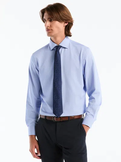 Perry Ellis Men's Stretch Knit Dress Shirt In Light Blue