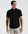 Perry Ellis Men's Stretch Seersucker Slim Fit Shirt In Black