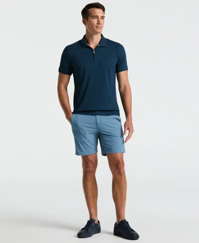 Perry Ellis Men's Stretch Solid Tech Short In Blue