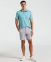 Perry Ellis Men's Stretch Solid Tech Short In Dapple Gray