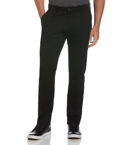 Perry Ellis Men's Tall Slim Fit Anywhere Stretch Chino Pants In Black