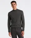 Perry Ellis Men's Tech Knit Mock Neck Pullover Sweater In Gray