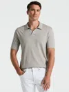 Perry Ellis Men's Tech Knit Open Polo Sweater