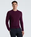 Perry Ellis Men's Tech Knit Pullover Sweater In Purple