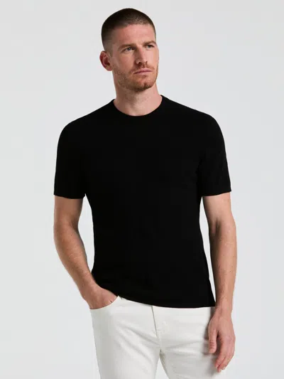 Perry Ellis Men's Tech Knit Striped Crew Neck Shirt Sweater