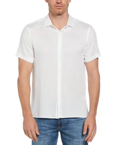 Perry Ellis Men's Textured Soft Shirt In Bright White