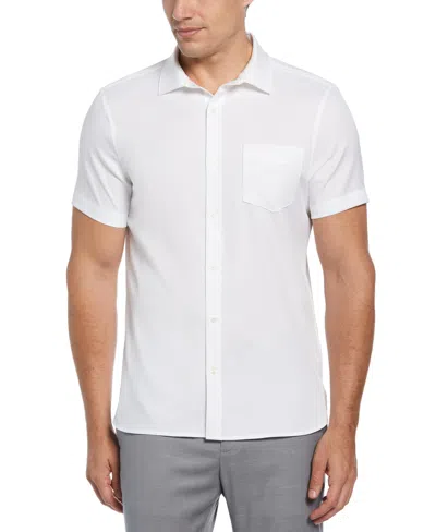 Perry Ellis Men's Big And Tall Total Stretch Solid Shirt In Bright White