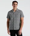 Perry Ellis Men's Triangle Geo Print Shirt In Black