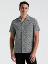 Perry Ellis Men's Triangle Geo Print Shirt In Black
