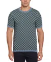 PERRY ELLIS MEN'S TUA X PERRY ELLIS COLLABORATION CREW NECK SWEATER T-SHIRT