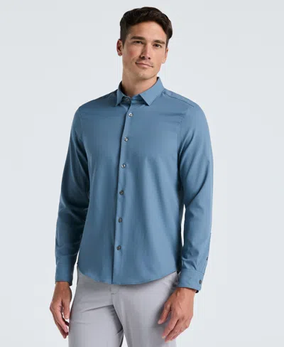 Perry Ellis Men's Untucked Total Stretch Slim Fit Shirt