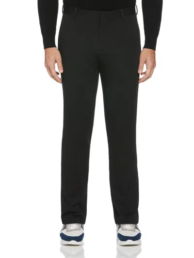 Perry Ellis Men's Very Slim Fit Solid Smart Knit Suit Pants In Black