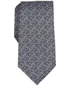 Perry Ellis Men's Williams Classic Geo Tie In Black