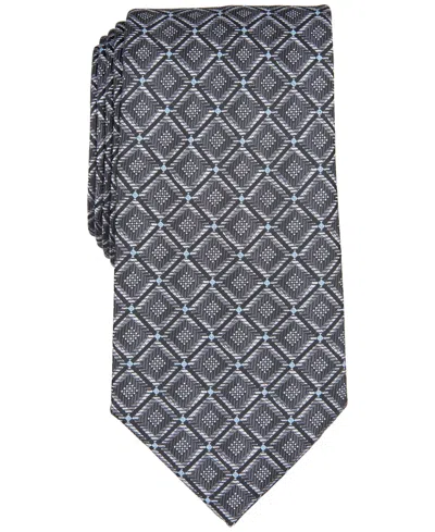 Perry Ellis Men's Williams Classic Geo Tie In Black